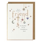 Lovely Friend Birthday Card