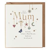 So Lucky Mum Birthday Card