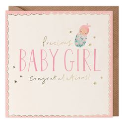 Precious Baby Girl Card