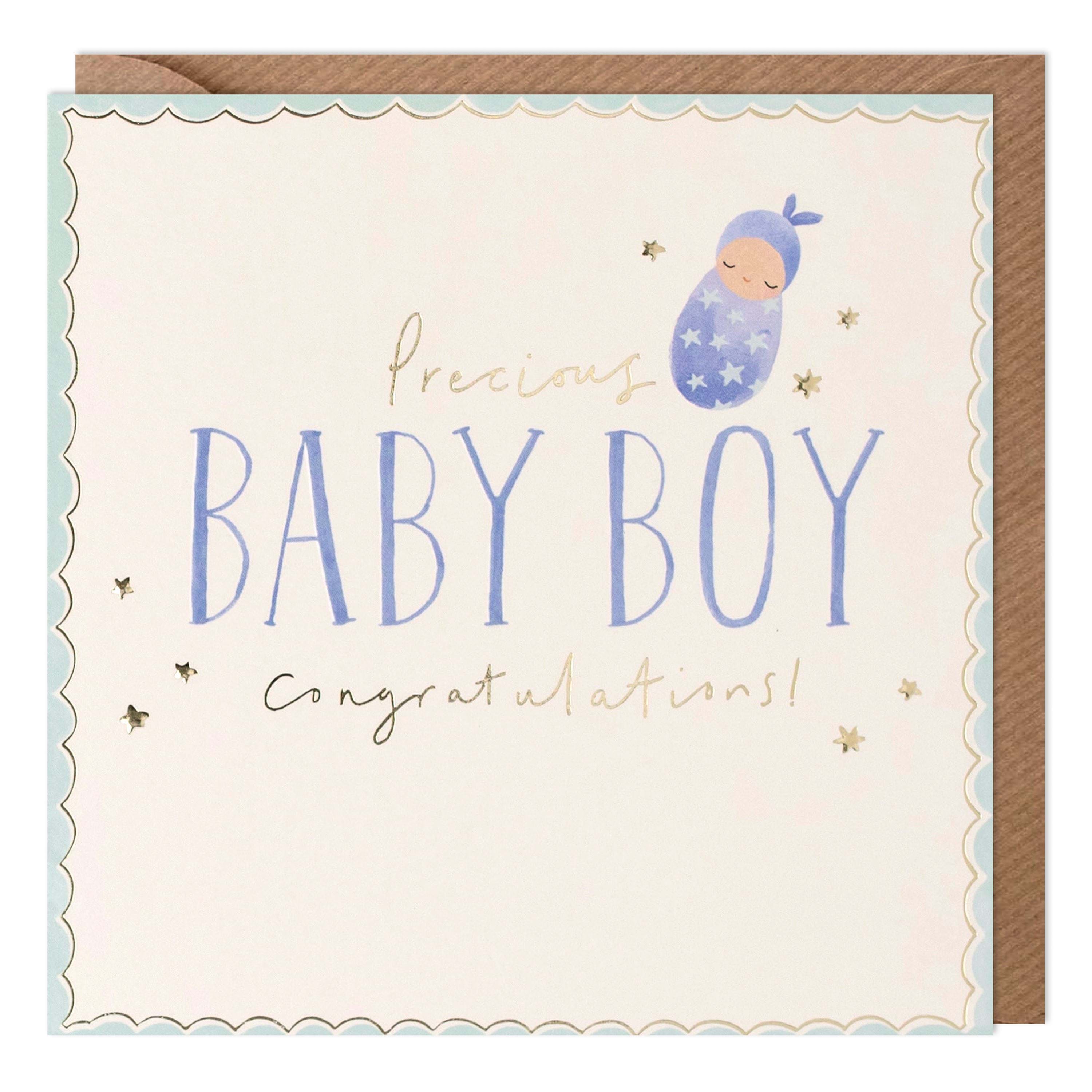 Precious Baby Boy Card