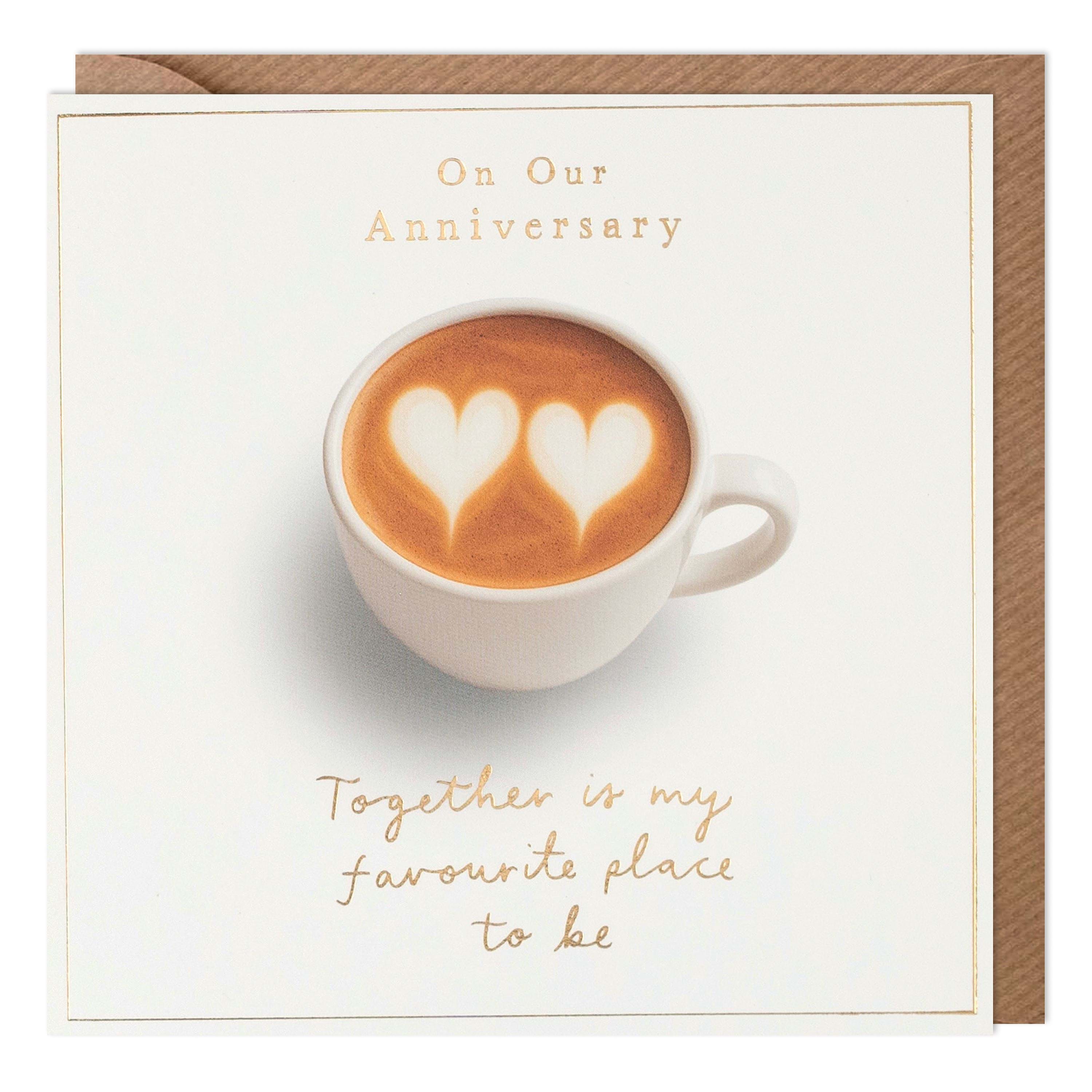 Favourite Place To Be Anniversary Card