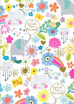 New Baby Wrapping Paper