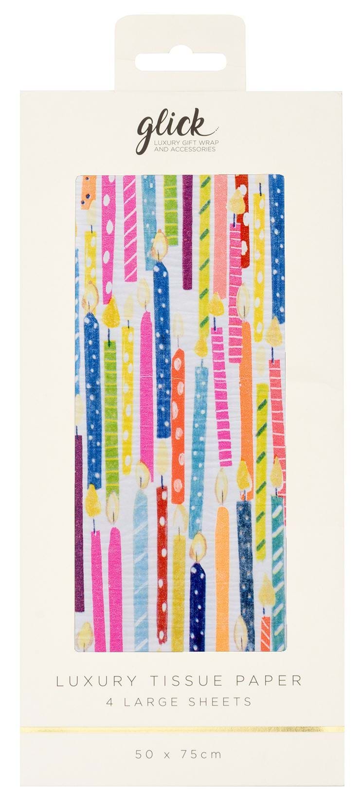 Candles Tissue Paper - 4 Sheets