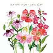Pink Flowers Mother's Day Card