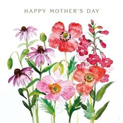 Pink Flowers Mother's Day Card