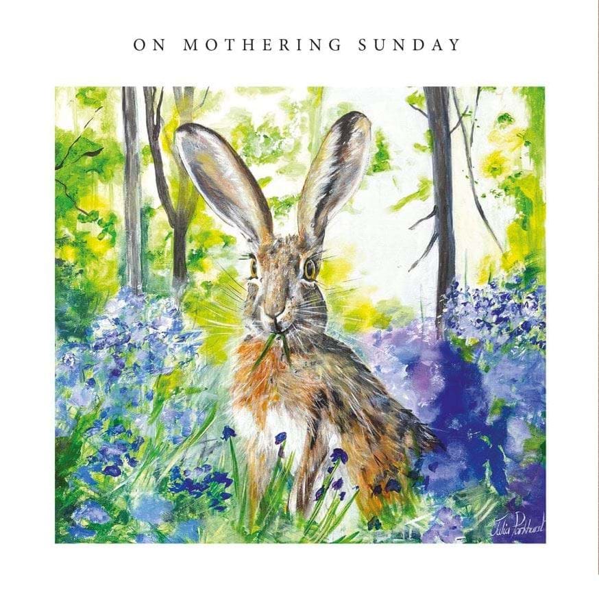 Bluebell Hare Mother's Day Card