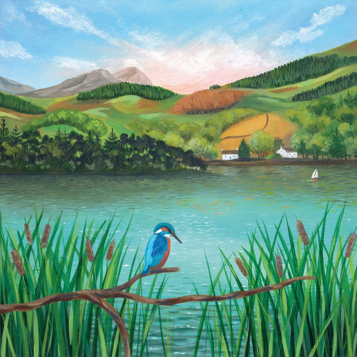 Quietly Watching Greeting Card