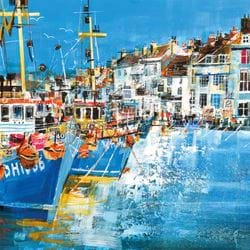 Weymouth Harbour Greeting Card