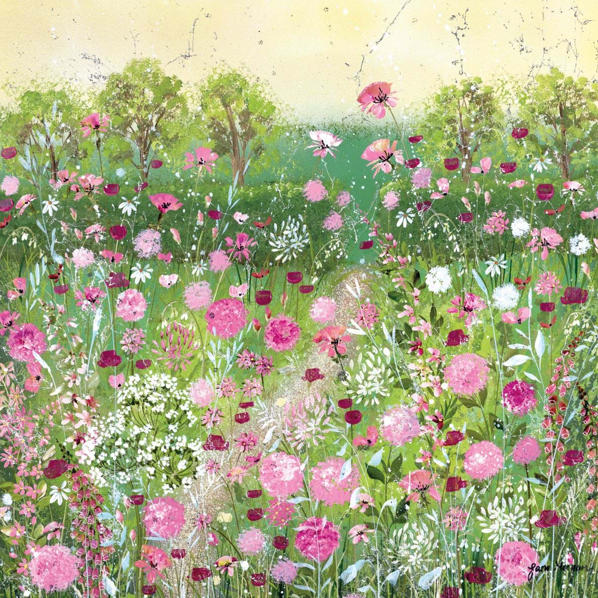 Meadow Path Greeting Card