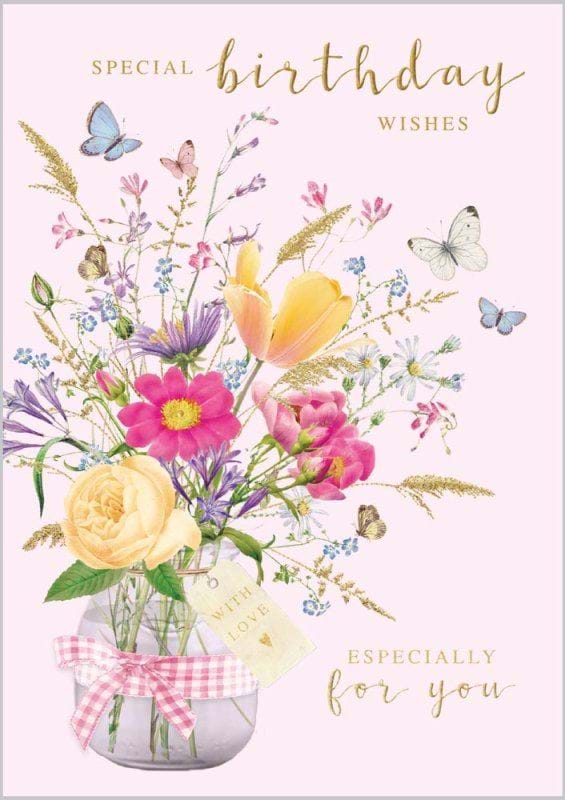 Freshly Picked Floral Birthday Card