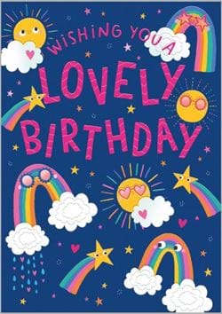 Rainbows Birthday Card
