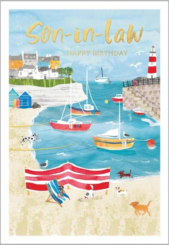 Harbour Son-in-law Birthday Card