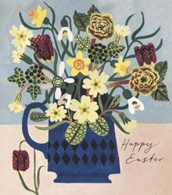 Jug of Flowers Easter Cards - Pack of 5