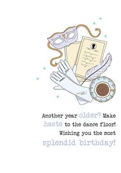 Make Haste Birthday Card
