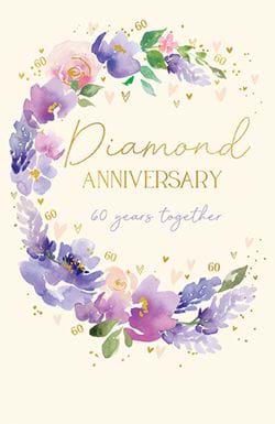 60 Years Together Anniversary Card