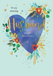 Amazing Husband Anniversary Card