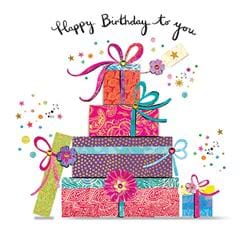 Presents Birthday Card