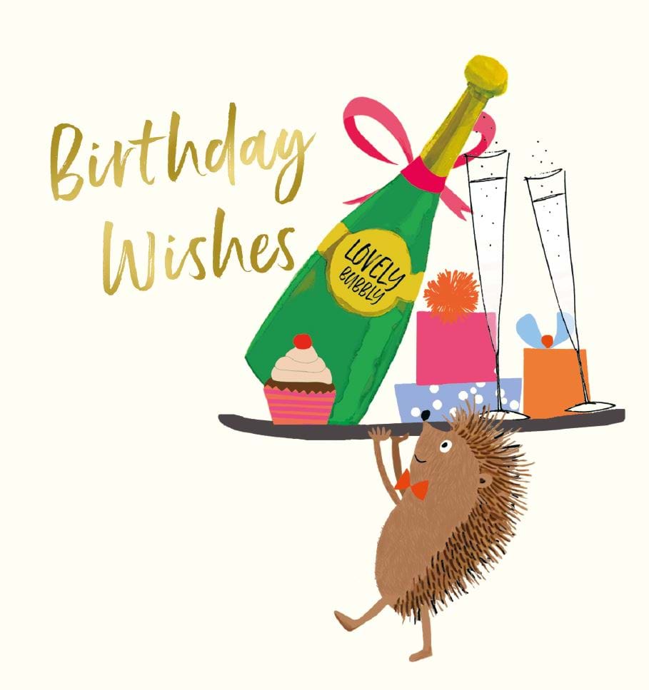 Lovely Bubbly Birthday Card