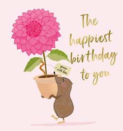 Grown with Love Birthday Card