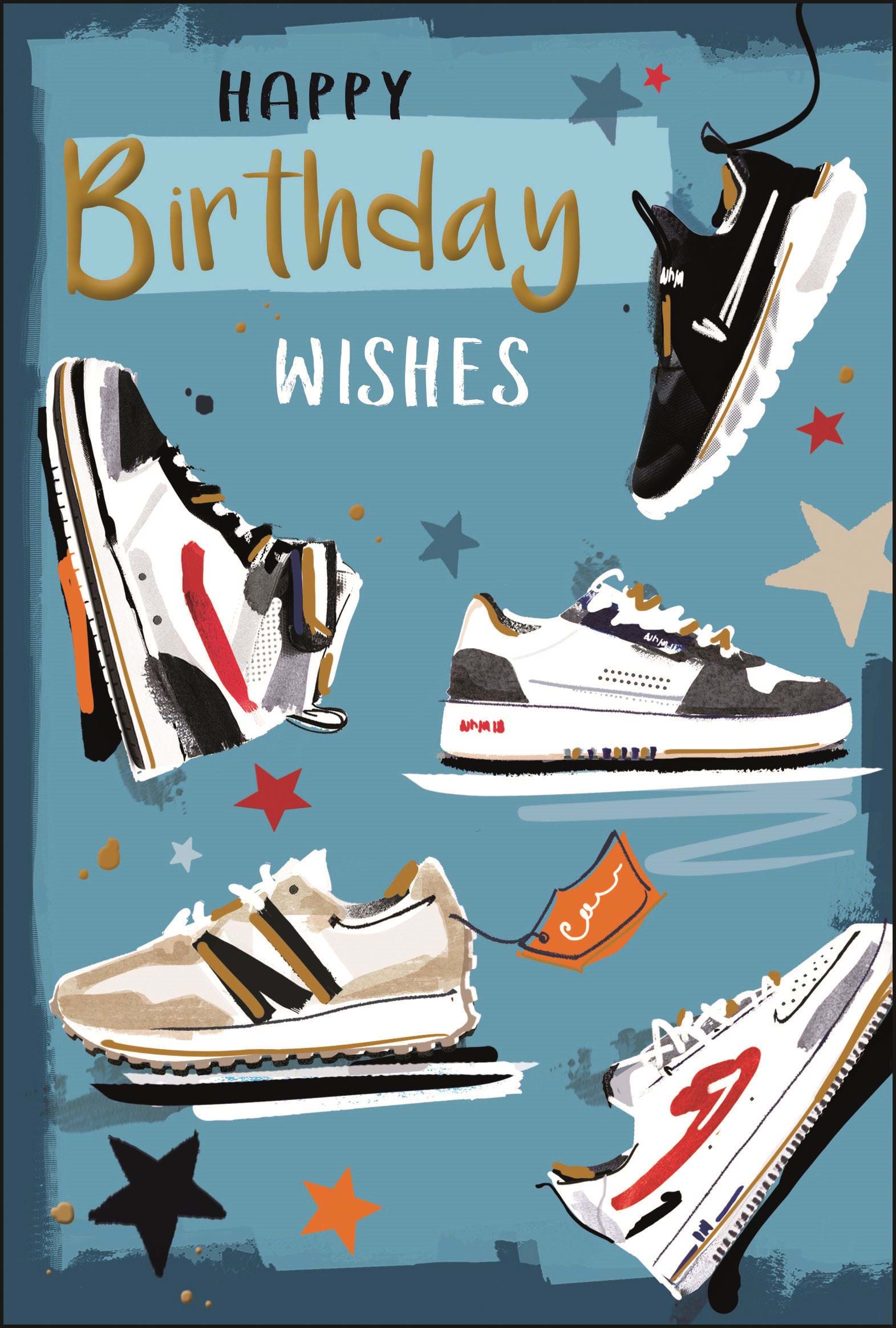 Trainers Birthday Card
