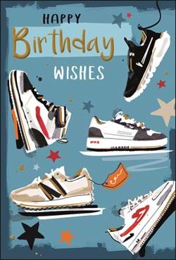 Trainers Birthday Card
