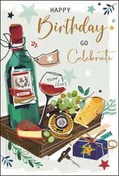 Cheese Board Birthday Card
