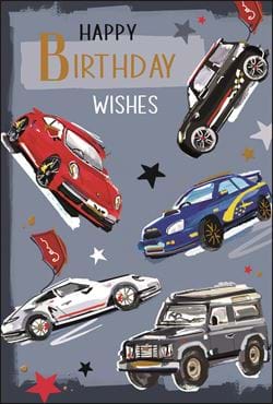Cars Birthday Card