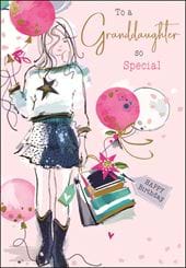 Special Granddaughter Birthday Card