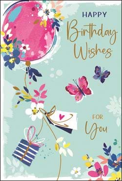 Balloon Birthday Card