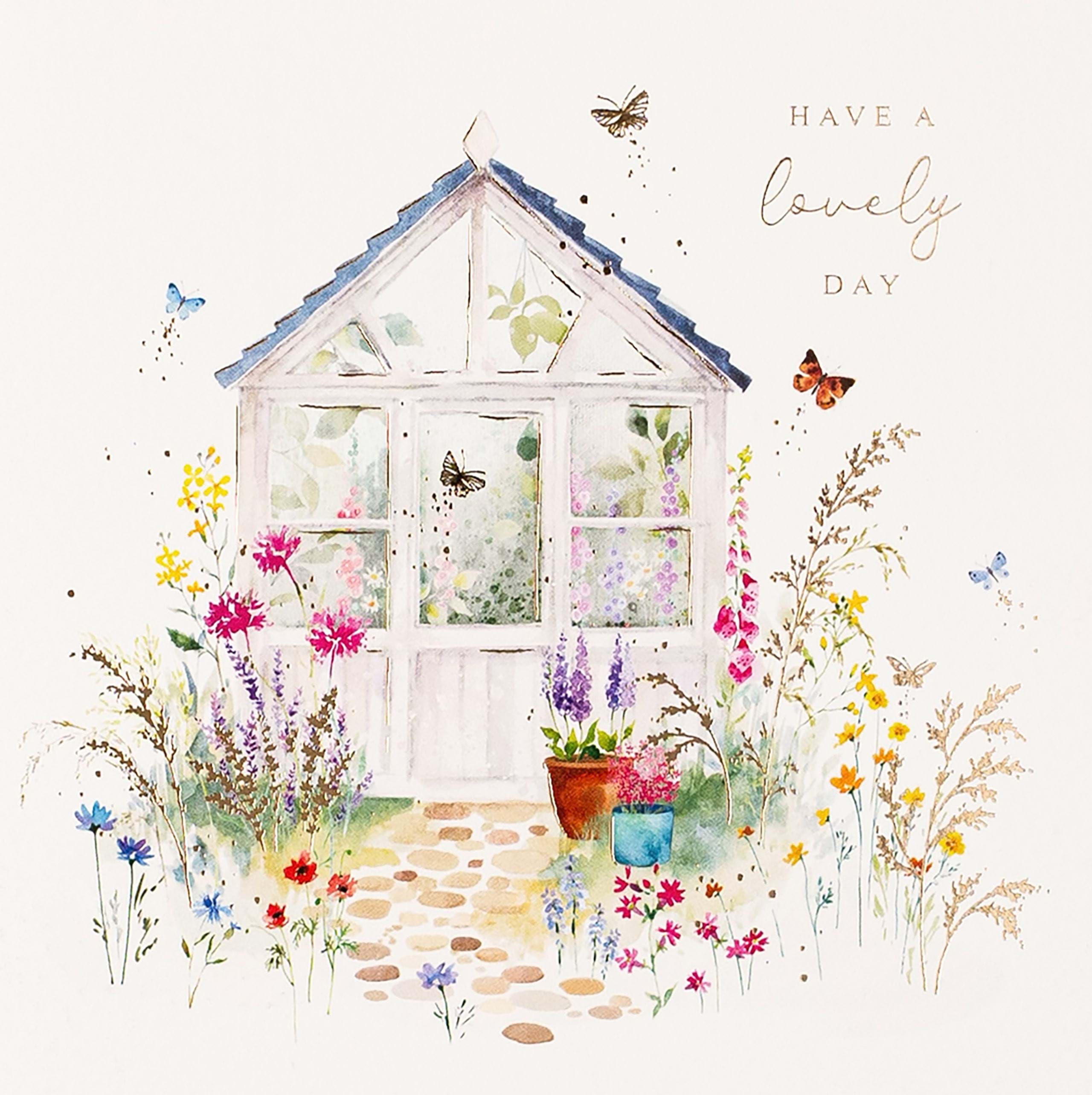 Greenhouse Birthday Card