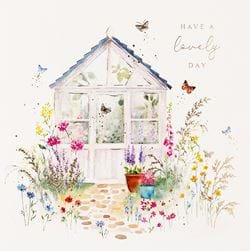 Greenhouse Birthday Card