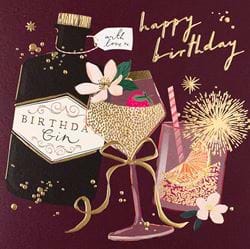 Gin Birthday Card