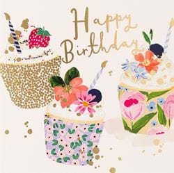 Cupcakes Birthday Card