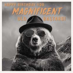 Magnificent Birthday Card