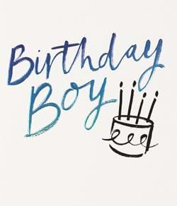 Cake Birthday Boy Card