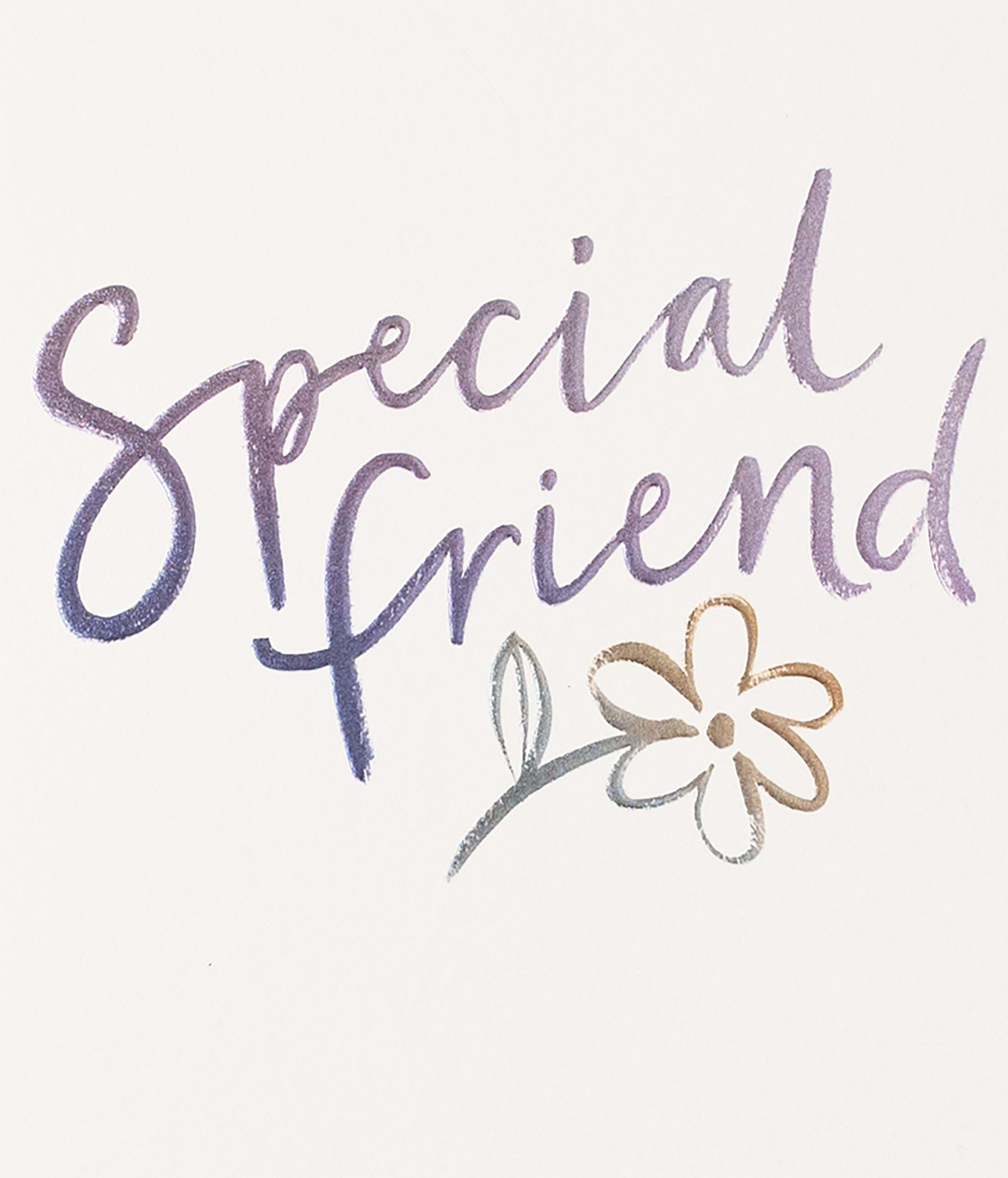 Flower Special Friend Birthday Card