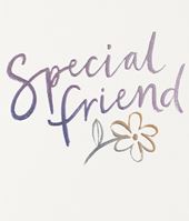 Flower Special Friend Birthday Card