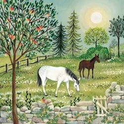 Horses Greeting Card