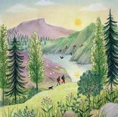 Hikers Greeting Card