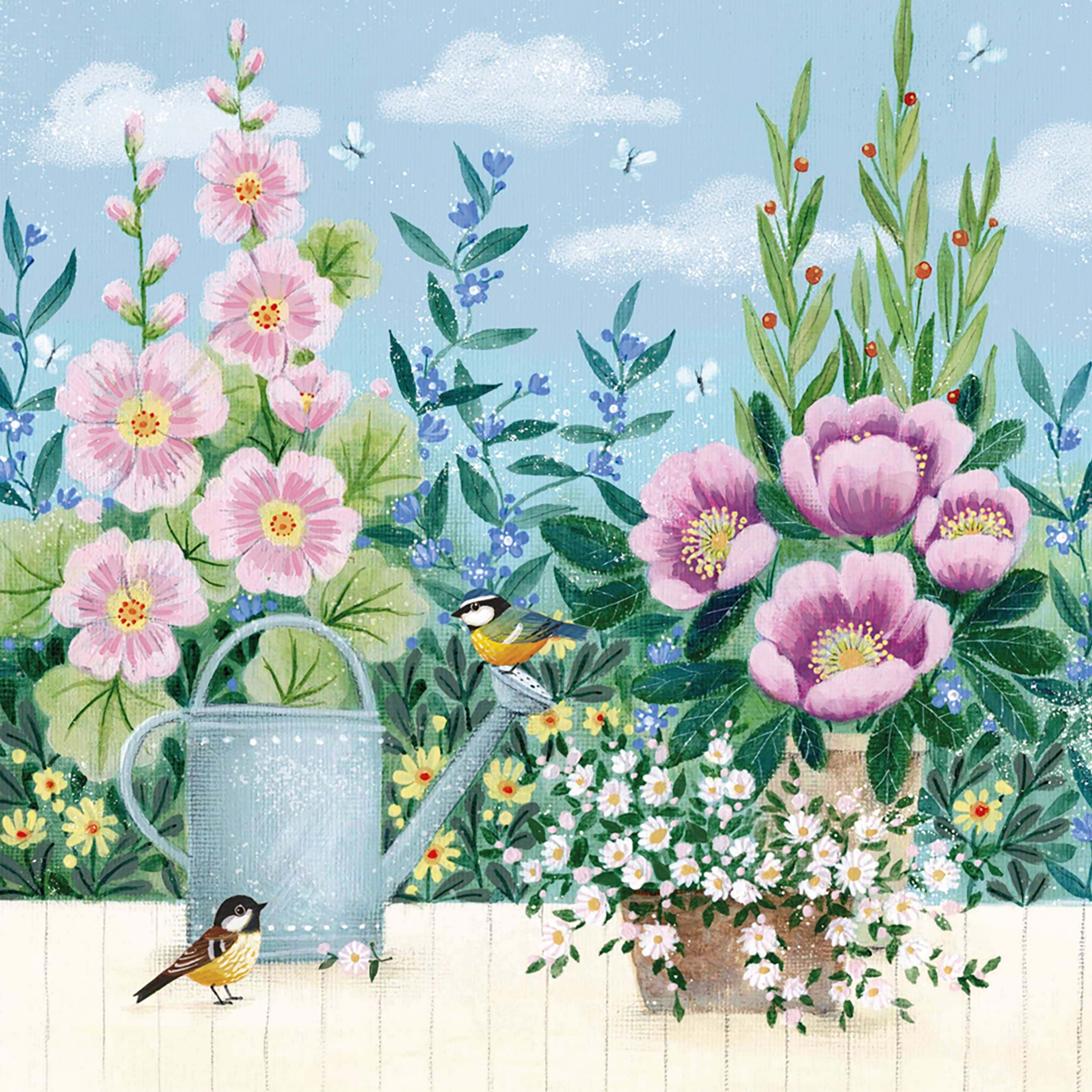 Watering Can Greeting Card