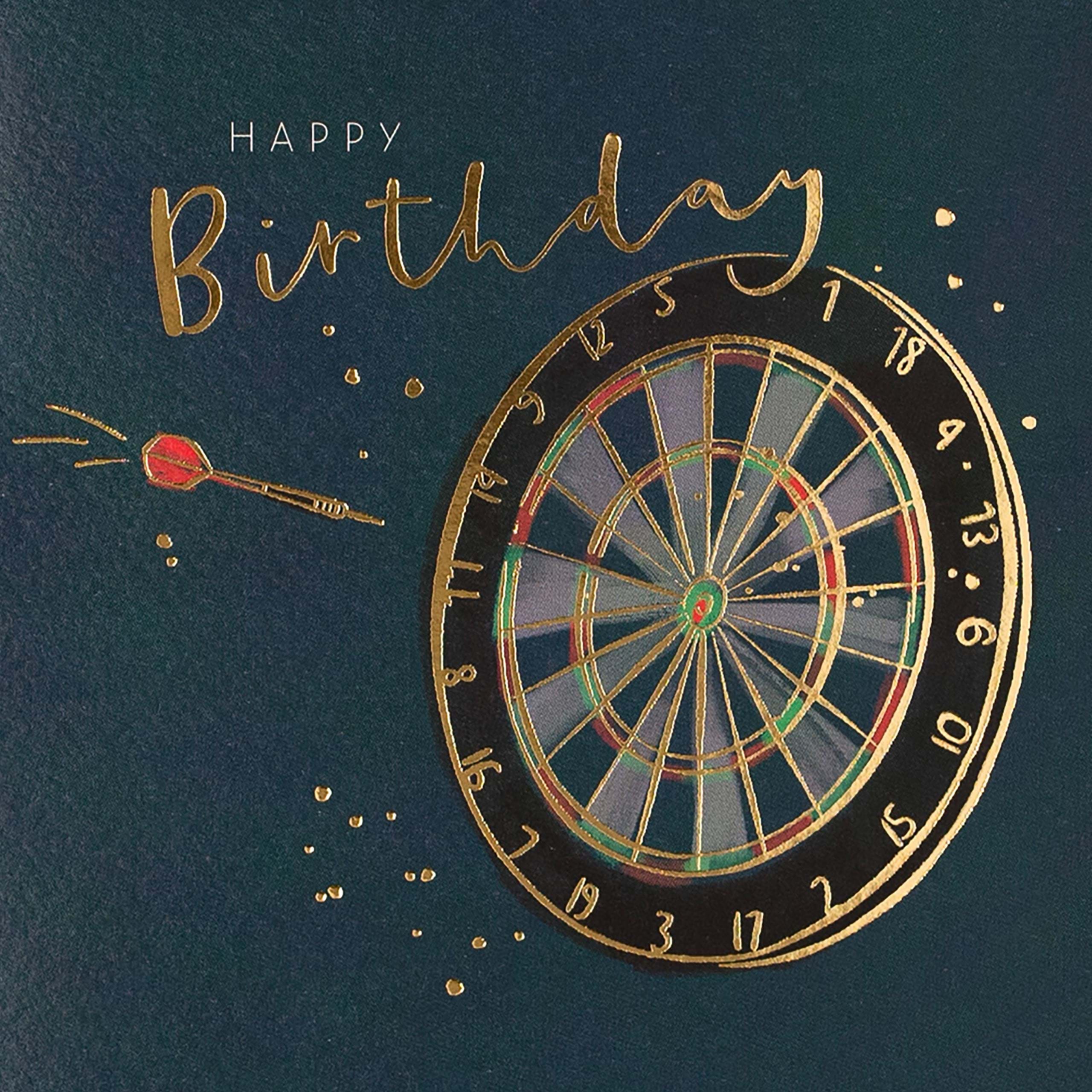 Darts Birthday Card