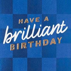 Brilliant Birthday Card