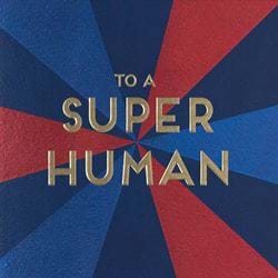 Super Human Birthday Card