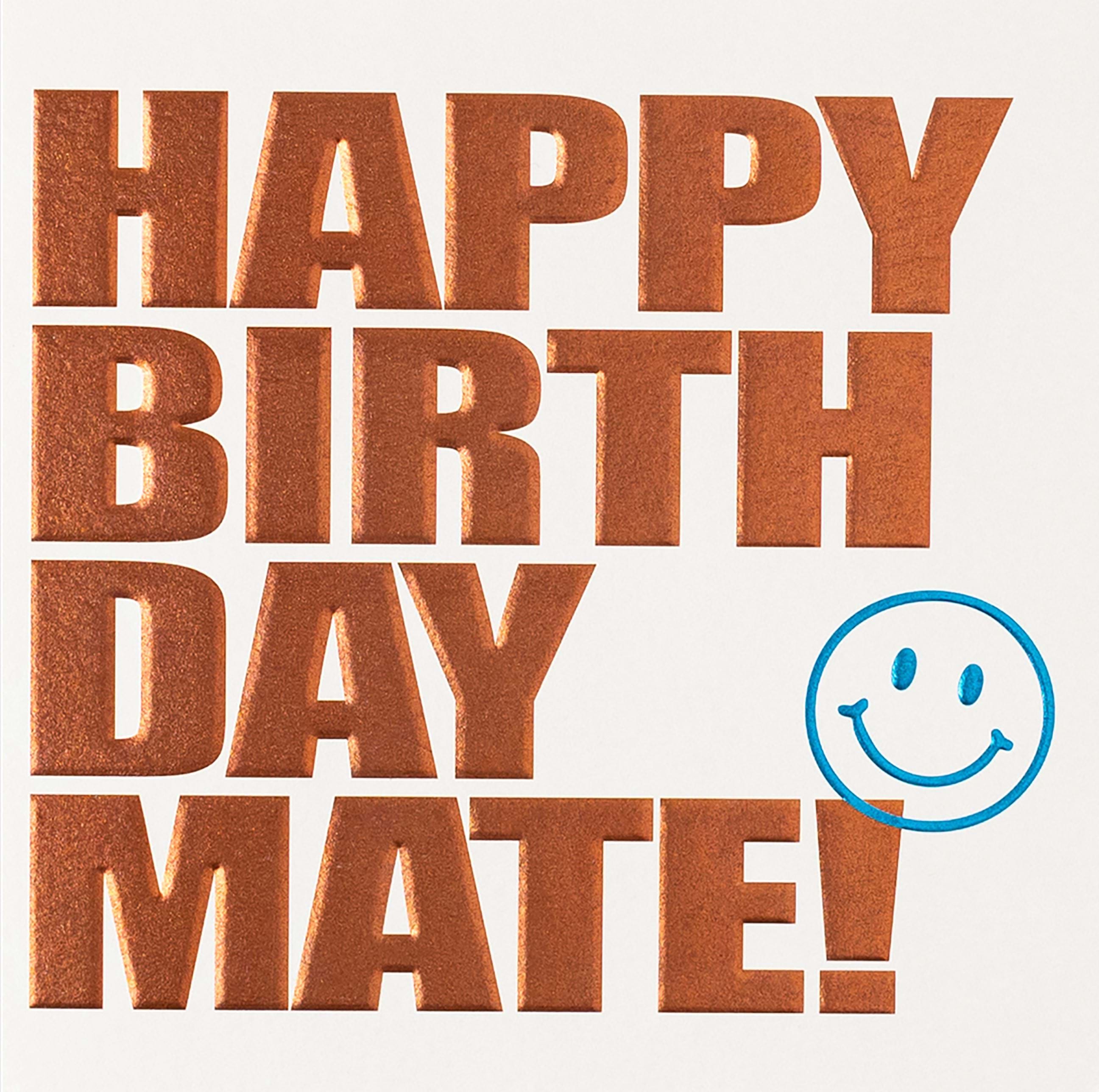 Mate Birthday Card