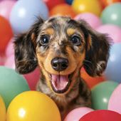Party Pup Birthday Card