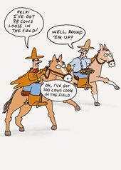 Round 'em Up Birthday Card