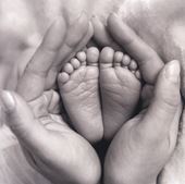 Little Toes New Baby Card