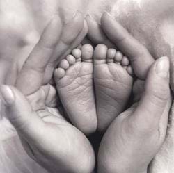 Little Toes New Baby Card