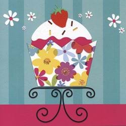 Cupcake Birthday Card