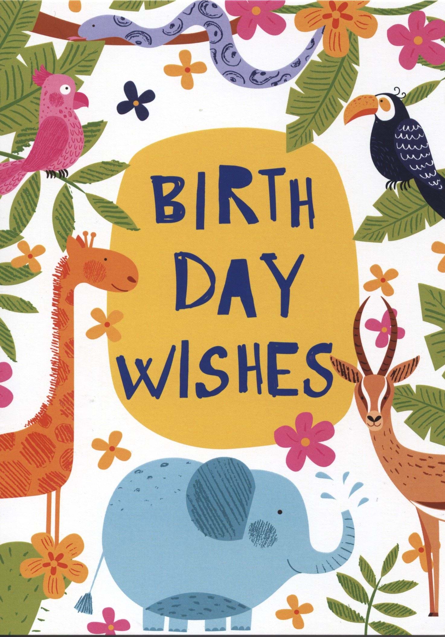 Animals Birthday Card